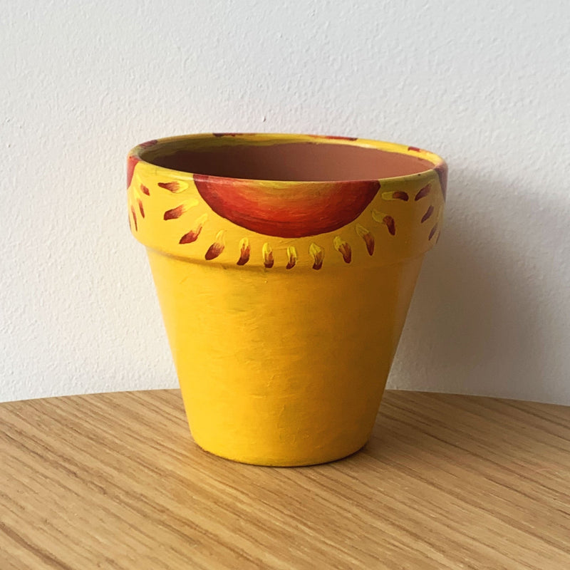 Cache pot "Soleil" - Création originale - La boutique d'Alex